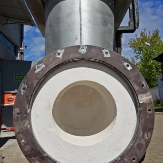 Wyłożenie kanału spalin kształtkami (izolacja termiczna)